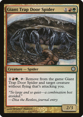 Giant Trap Door Spider