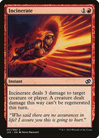 Incinerate
