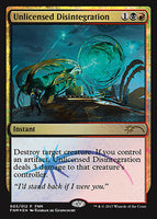 Unlicensed Disintegration