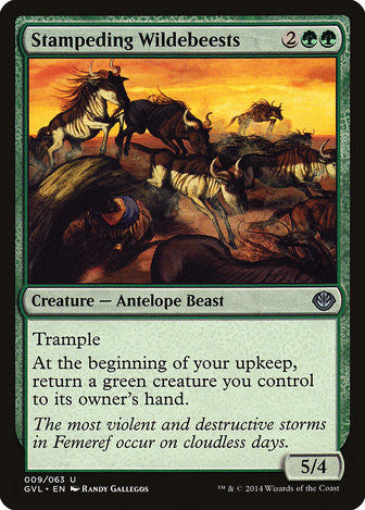 Stampeding Wildebeests